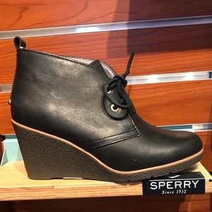 Sperry booties. Never worn. NWOT